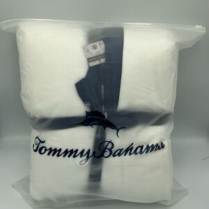 Tommy Bahama White Flannel Blanket Throw Ultra Soft “50 x 70” NWT